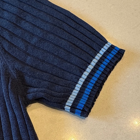 G/FORE Navy and Blue Crew Neck Sweater - Picture 3 of 7